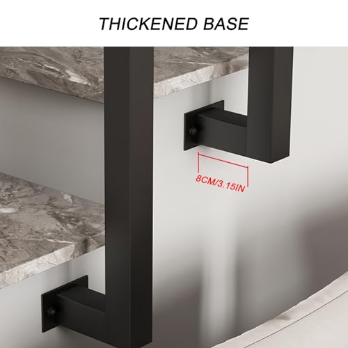 Balaustre per scale, ringhiera laterale in metallo bianco per interni ed esterni, include kit di viti, parapetto rettangolare, colonna singola (1 pezzo)