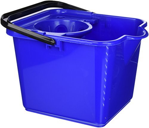 Addis - Secchio Per Lavare I Pavimenti Con Strizzatoio, 12 L, Colore: Blu