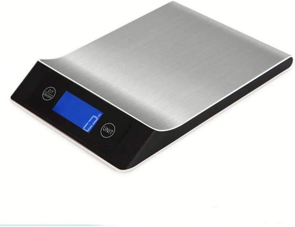 Balances Électroniques Balance De Cuisine Numérique Professionnelle Balance De Cuisson Électronique De Haute Précision avec Grand Écran LCD Et Fonction De Tare,Black-5kg/1g