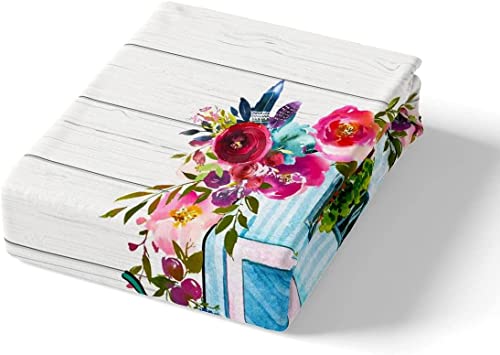 Camper bedding set parure de lit bois et fleurs cadeau idéal