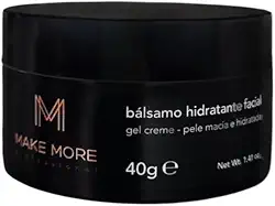 Bálsamo Hidratante Facial Make More 40g Pré Maquiagem Gel Creme Vegano Skin Care
