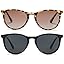Two Pack (Leopard Frame/Gradient Brown+black Frame/Grey Lens)