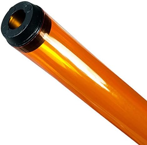F96T12 Amber Fluorescent Tube Guard with End Caps 96 in.