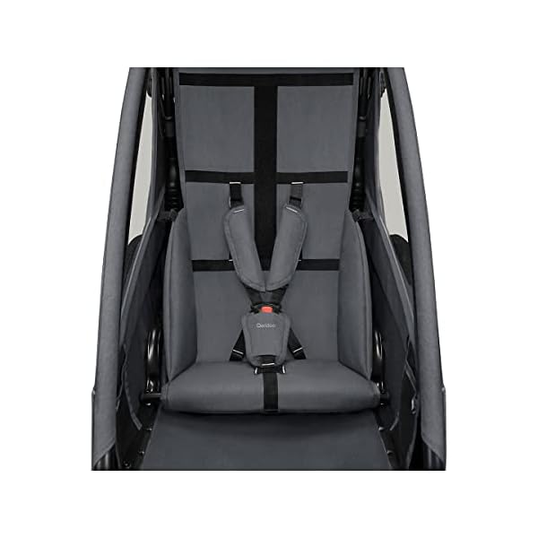 Qeridoo QUPA 1 Kinderanhänger grey – Bild 7