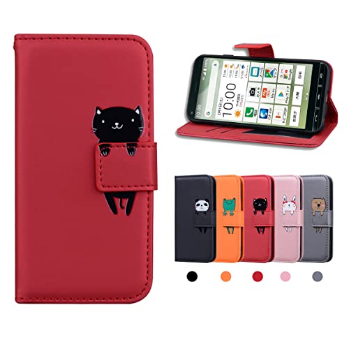 CASAFUNY BASIO4 KYV47 ケース 手帳型 basio4 ケース かわいい ベイシオ4ケース手帳型 マグネット式 kyv47ケース スタンド機能 bacio4 ケース手帳型 basio 4 カバー かんたんスマホ2 A001KCケース 薄い