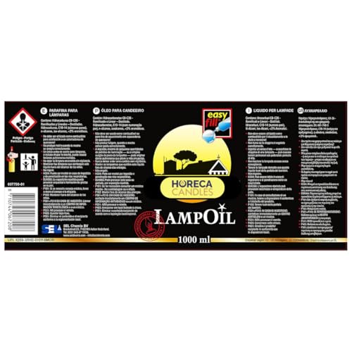 HC Huile pour Lampes et Bougies - 2L Cire Liquide Longue Durée, Sans Fumée ni Odeur, Paraffine Pure, Bougies d'Église, Flambeaux et Torches, Combustible Sûr pour Intérieur et Cérémonies Religieuses – vue 4