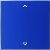 Schalterprogramm Gira 082246 Aufsatz Jalousie SA MF S-Color, blau