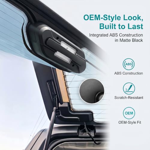 Rear Window Grip Handle & Defogger Cable Cover for 2018-2026 Jeep Wrangler by OUSUWO - Used condition - Image 6