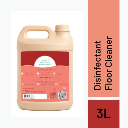 Image of Born Good Plant Based Turkish Applewood Fragrance Disinfectant Liquid Floor and Surface Cleaner, Non-Toxic, Eco-Friendly And Biodegradable - 3 Ltr (Pack of 1)