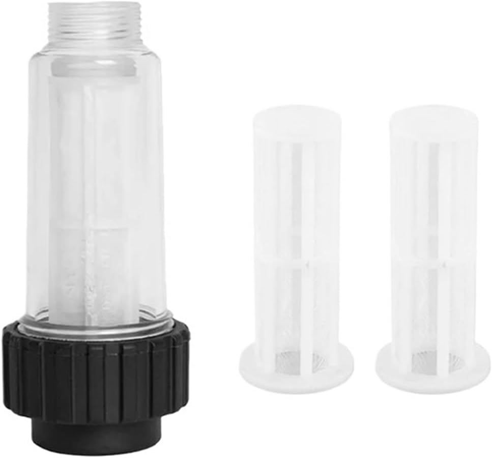 High Pressure Washer Water Filter,Compatible for Karcher K2 K3 K4 K5 K6 K7 G 3/4'' Water Filters with 2 Filter Cores(1mesh)