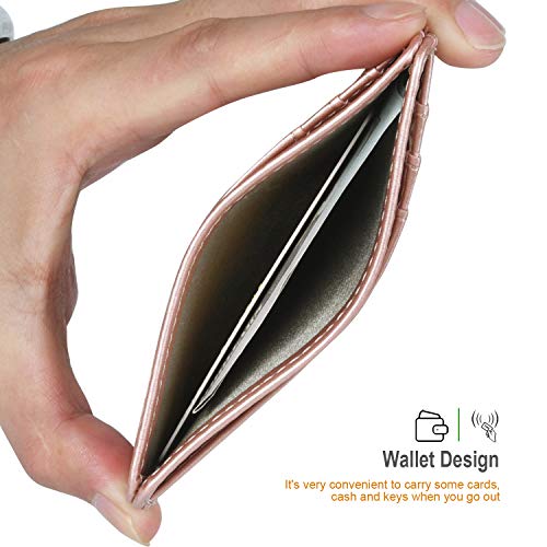 Teskyer Slim Wallet For Men, Minimalist Front Pocket Rfid Blocking Leather Wallet Credit Card Holder For Men & Women #TOP2