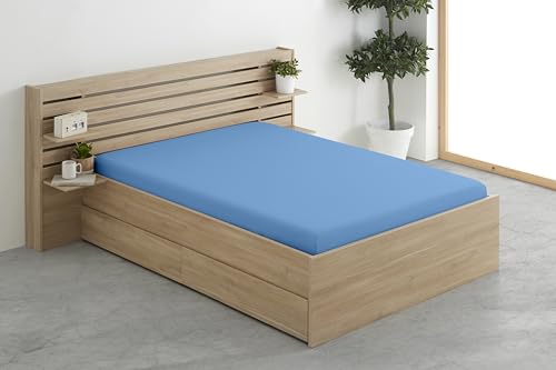 Miniatura 2 de Degrees Home Collection - Sábana Bajera Ajustable 150x190x33 Cm - Microfibra De Poliéster, Calidad Oeko Tex Sin Tóxicos, Super Suave - Azul