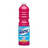 Asevi Fregasuelos Perfumado Duradero Mio - Friegasuelos Concentrado con Aroma Floral - Limpiasuelos con pH Neutro para Todo Tipo de Suelos, Incluso Superficies Delicadas - Envase de 1 Litro