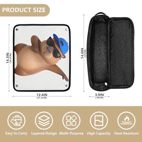 Bolsa de viaje para planchas y accesorios para cabello miniatura 4