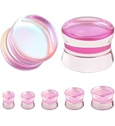 15 Pezzi Anelli Naso In Plastica Trasparente - Distanziatori Per Piercing Setto Nasale