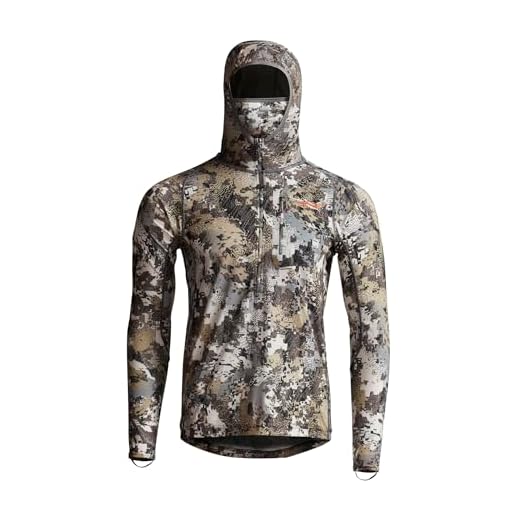 SITKA Men's Core Lightweight Hunting Hoody, Optifade Elevated II, X-Large