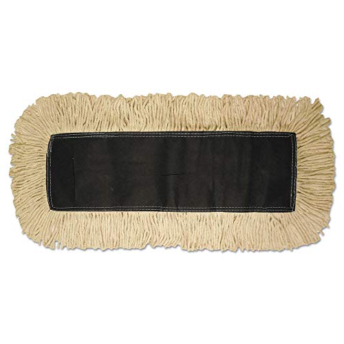 Image of Boardwalk BWK1618 18 W x 5 D in. Disposable Dust Mop Head, Cotton