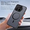 Funda para Xiaomi 17T Pro Magnética, Translúcida Mate Retro A prueba de golpes [Triple Protección] A prueba de golpes, Absorción de impactos, Protección de lente de cámara (Negro Mate) 4