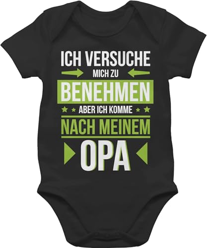 Shirtracer Baby Body Junge Mädchen - Sprüche - Ich versuche mich zu...