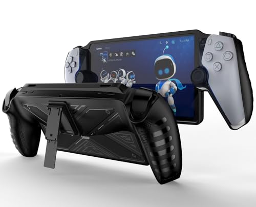 GIOPUEY Funda Compatible con Playstation Portal Remote Player - con Soporte - Parachoques de TPU...