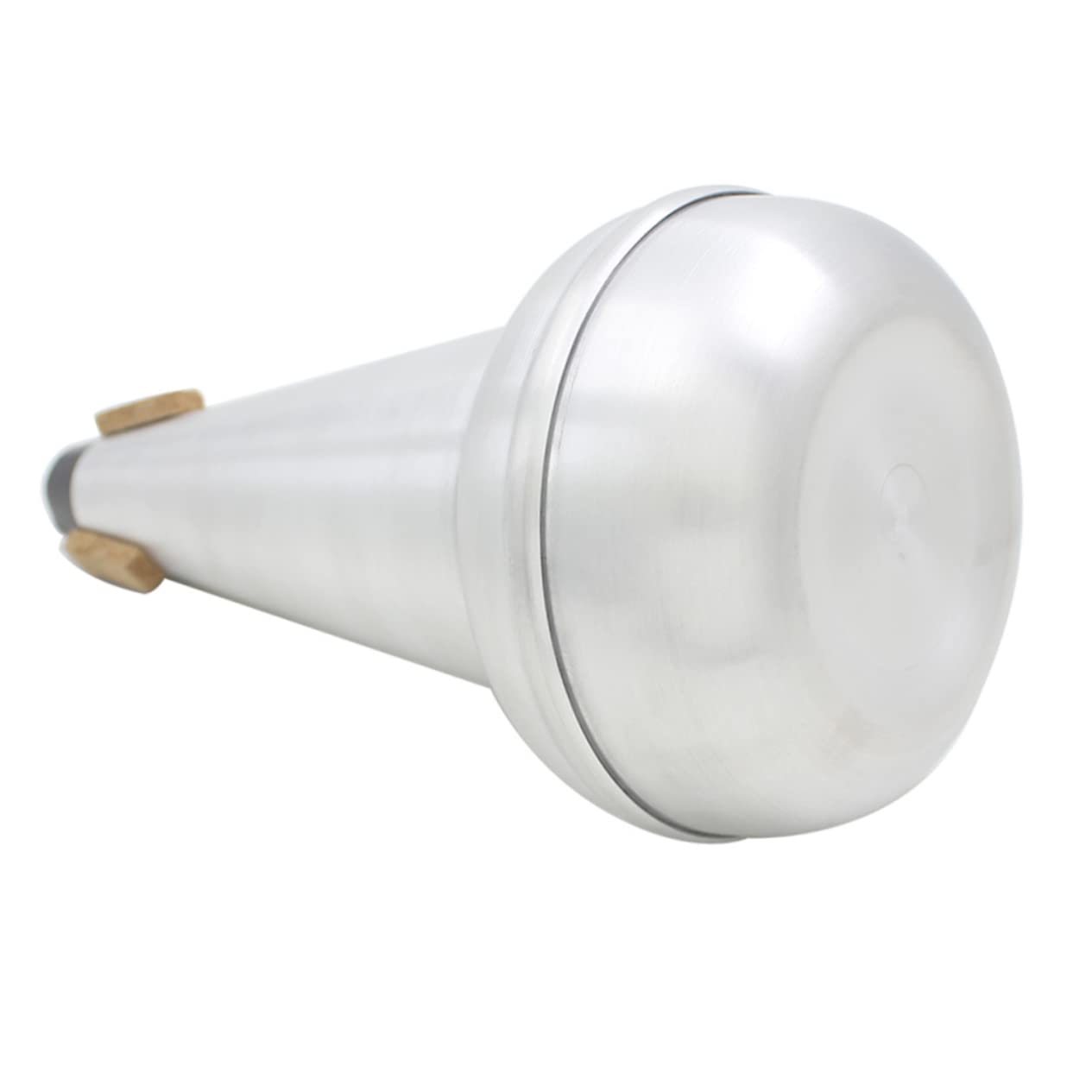 VANZACK 1pc Mute Tenor Trombone Long Trumpet Silver