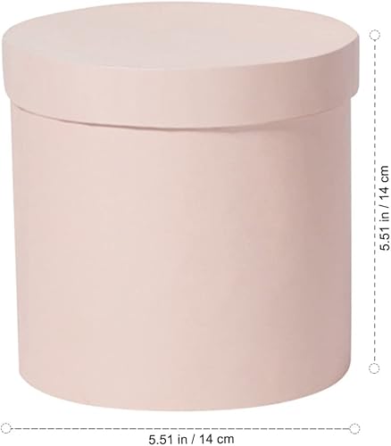 Miniatura 6 de Healvian Caja de embalaje de flores, cajas de flores de rotación redonda, cajas de regalo de cartón con tapa, cajas de ramo de floristería, arreglos