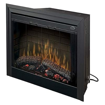 Dimplex BF Series 39" Standard Built-In Electric Firebox (Model: BF39STP), 4915/7170/9220 BTU, 120/208/240 Volt, 1440/2100/2700 Watt, Black