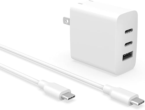 Adaptador de corriente USB-C de 67 W, cargador rápido para MacBook Air de 13 pulgadas, M2 A2681, MacBook Air de 15 pulgadas M2 A2941, MacBook Pro de