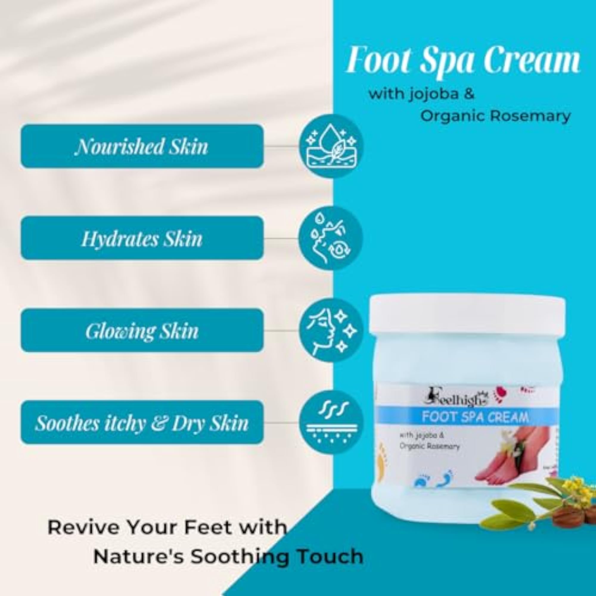 Combo Fruit Face Gel & Foot Spa Cream Pack of 2