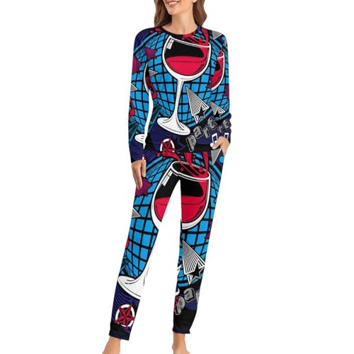 Pyjama femme t-shirt manches longues et pantalon pour vos soirées