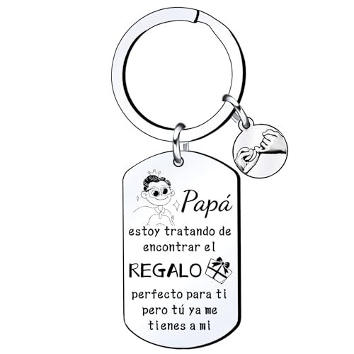 Lumengqi Presente do dia do pai porta-chaves pai de homem pingente gravado presente familiar para o mundo é um pai, mas para a sua família é o mundo, 8