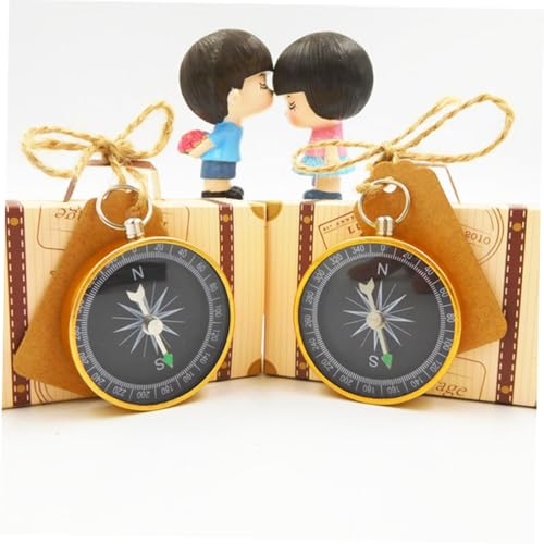 Set de 4 brújulas de supervivencia para camping miniatura 7