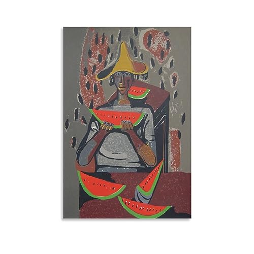 Recopilación de Impresiones sobre lonas disponible en línea para comprar. 41 'Eating Watermelon' 1940 por Tamayo Rufino Impresión HD sobre lona, arte de pared para decoración de sala de estar, regalo de niño, 30 x 45 cm