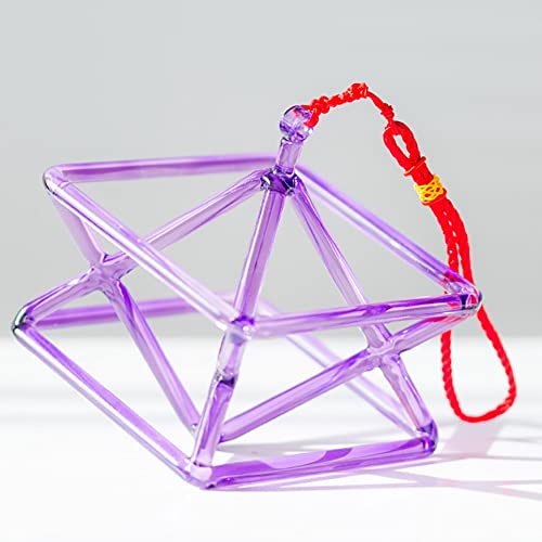 Crystal Singing Pyramid, Perfect Chakra Healing Musical Instrument, With Carrying Case And Striker, For Sound Healing Meditation Prayer(8 Inch)