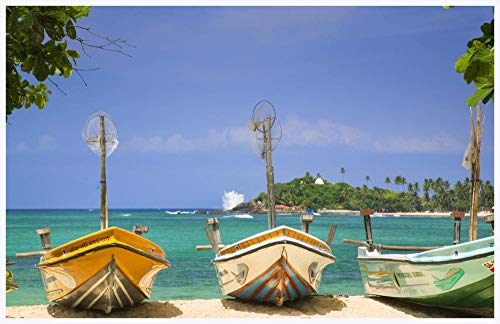 Puzzles 1500 Pièces pour Adultes,Puzzles Classiques,Puzzle en Bois,Puzzle Impossible,Bateau de Pêche en Bord de Mer Cover