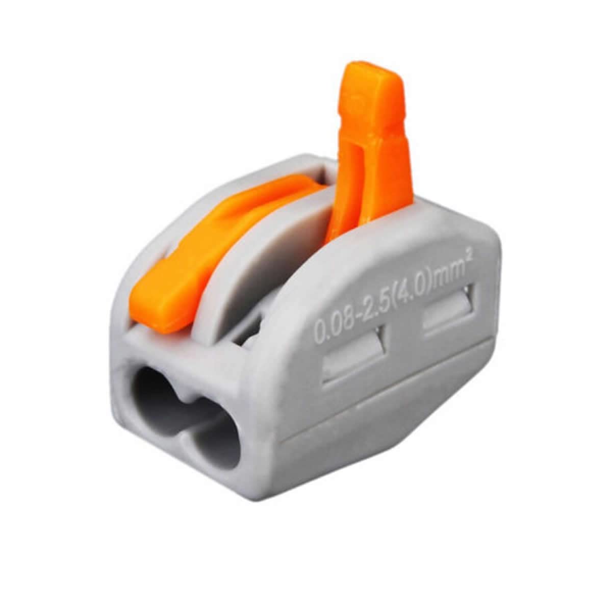 2li Kolay Kablo Tel Birleştirici Konnektör Vidasız Klemens 250V 32A 1mm/4mm Elektrik Kablo Bağlantı Terminal Soket