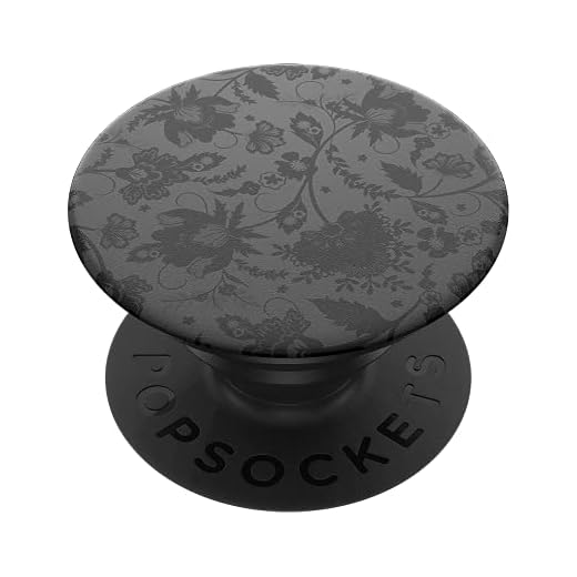 Popsockets PopGrip - Soporte y Agarre para Teléfonos Móviles y Tabletas con un Top Intercambiable - Dark Shadows