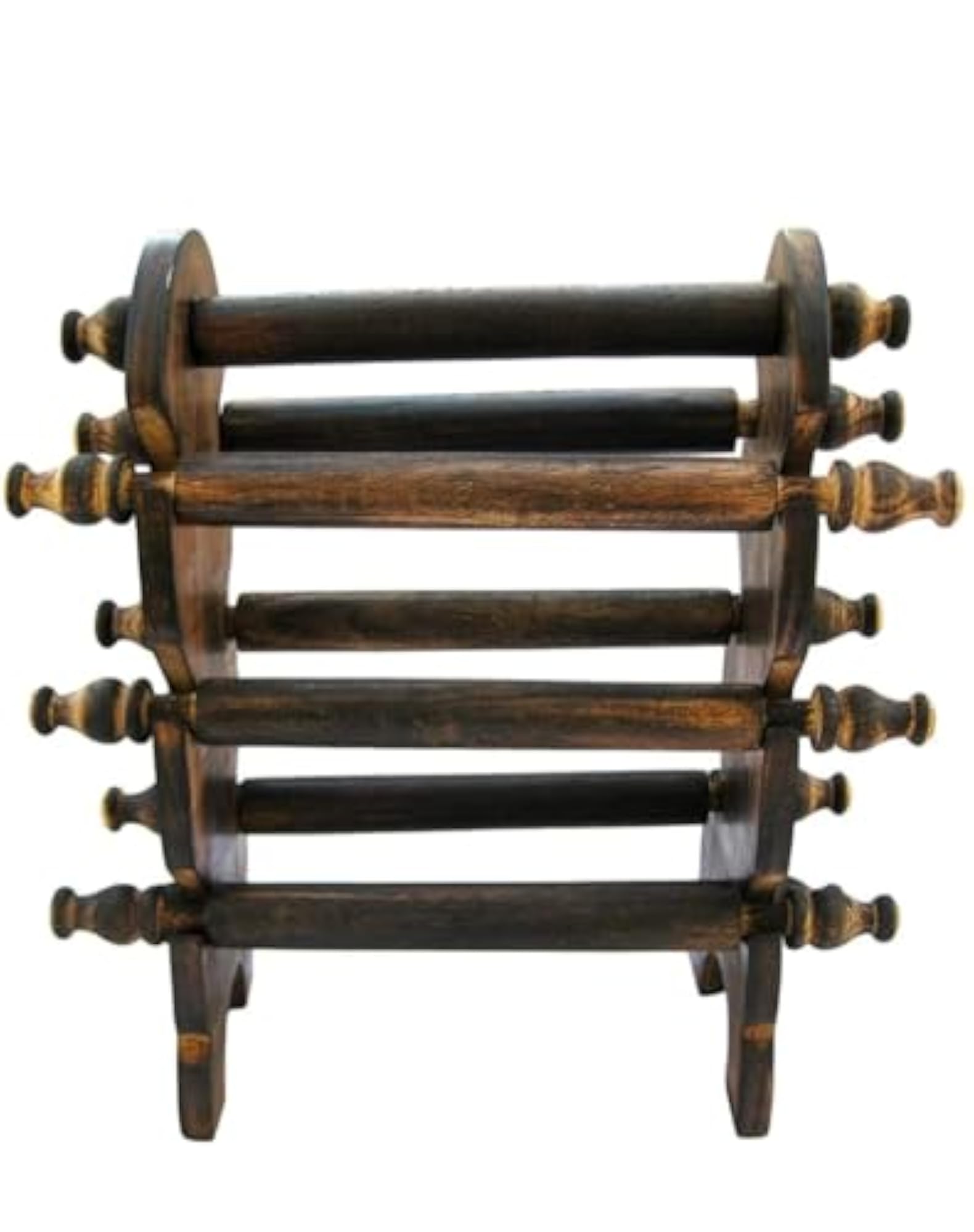 Wooden Bangle Stand Organizer, Handcrafted Sheesham Holder
