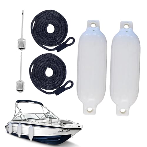 Boat Bumpers for Docking, Bumpers for Yachts, Leakproof Protection Accessories for Docking, Pool, Lake, Boating, Camping, Surf, Coast