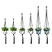 Produktbild koitoy 6 Stück Makramee Blumenampel,Baumwollseil Hängeampel Blumentopf Robust Makramee Pflanzenhalter Blumenampel für Innen Außen Decken Balkone Wanddekoration