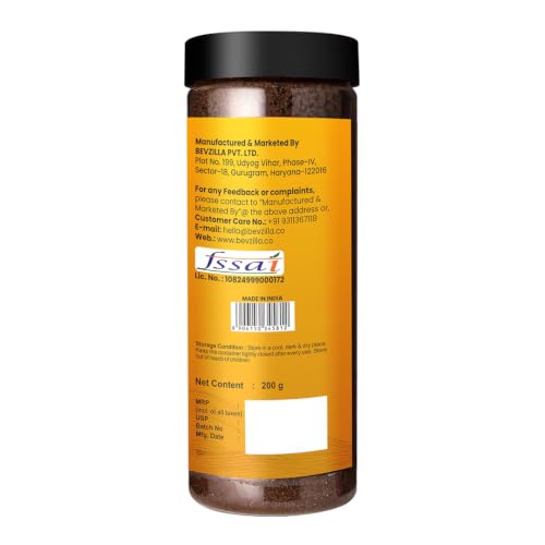 Image of Bevzilla Hazelnut Flavoured Instant Coffee Powder Jar - 400GM (200gx2) |Make 100 Cups|Arabica Beans|Best for Espresso, Latte & Cappucino|Hot & Cold Brew Ready