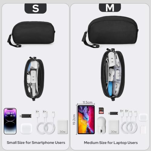 Organisateur Cables Voyage : Alyvisun Trousse de rangement cable pour voyage chargeurs et acces... – Image 3