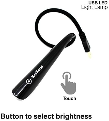 KamKorda USB Light, USB Led Light, USB Laptop Light, USB Computer Light, Reading Lamp for Computer Keyboard, Dimmable Touch
