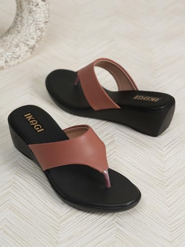 Image of IKAGI Casual & Formal slippers | Stylish chappal for women | Comfortable & Stylish Wedges sandals for women & Girls