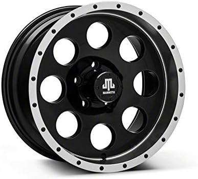 Mammoth 8 Aluminum Beadlock Wheel in Anthracite 17x9 Aggressive Styling Rim Fits Jeep Wrangler JL 2018-2020