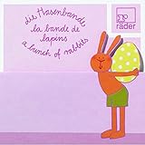6 Tischkarten Räder Hasenbande-Hugo Hase Tischkarten 6 St.im Polybeutel