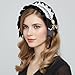 KUYYFDS Gothic Lolita Headband Lace Hair Accessory Headpiece for Women Cosplay Maid Sweet Lolita Fashion Costume Black