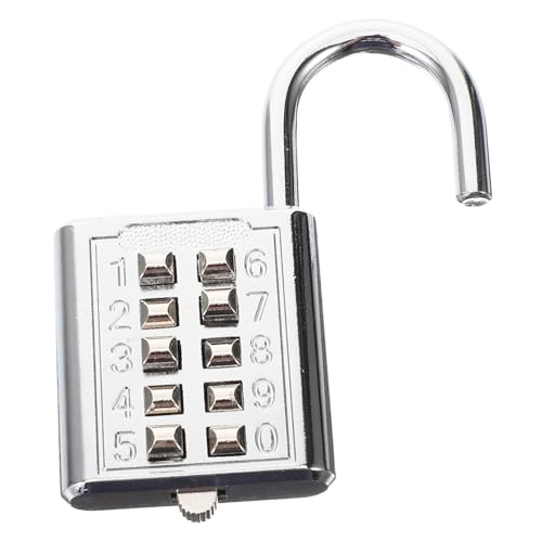 IWOWHERO Combination Lock Keypad Metal Padlock for Gym Lockers Outdoor Gates Storage Cabinets Weatherproof Code Lock for and Easy Combination Reset