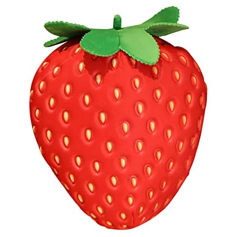 Coussin en peluche fraise EXQULEG Cover