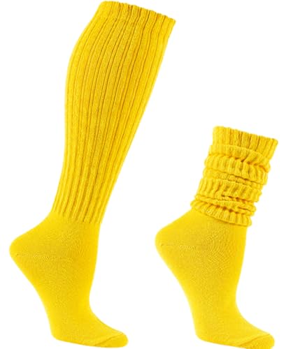 Image of TINTAO Women's Slouch Socks Thigh High Boot Socks Soft Scrunch Socks,Knee High Boot Socks Calf Socks for Women,Size 5-10#L119